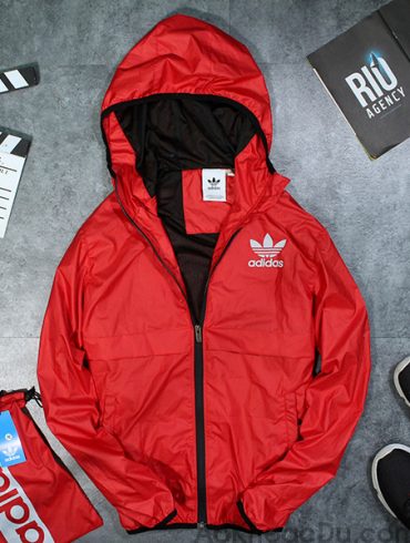 Áo Dù Nam Adidas màu đỏ