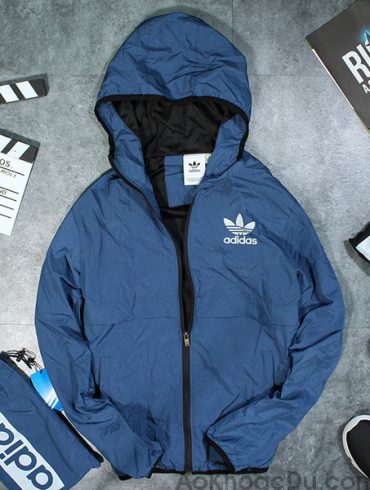 áo khoác dù màu xanh