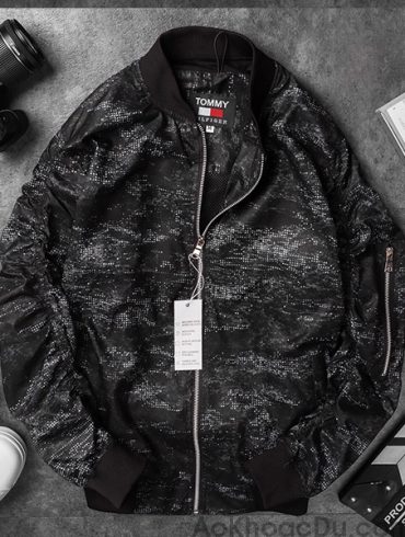 Áo Khoác Gió Tommy - xám